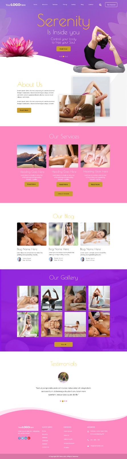 Website design
